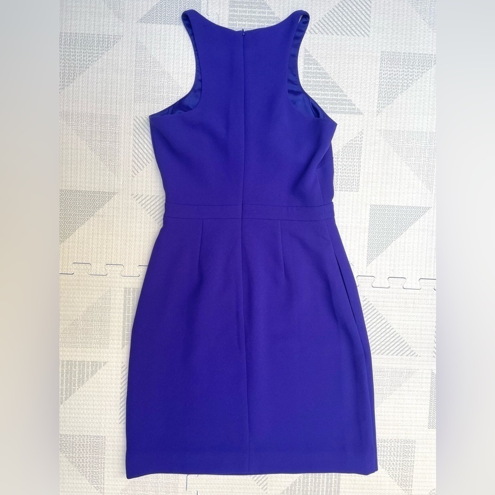 J. Crew Royal Blue Sleeveless Mini Dress Size 00 - Picture 3 of 10